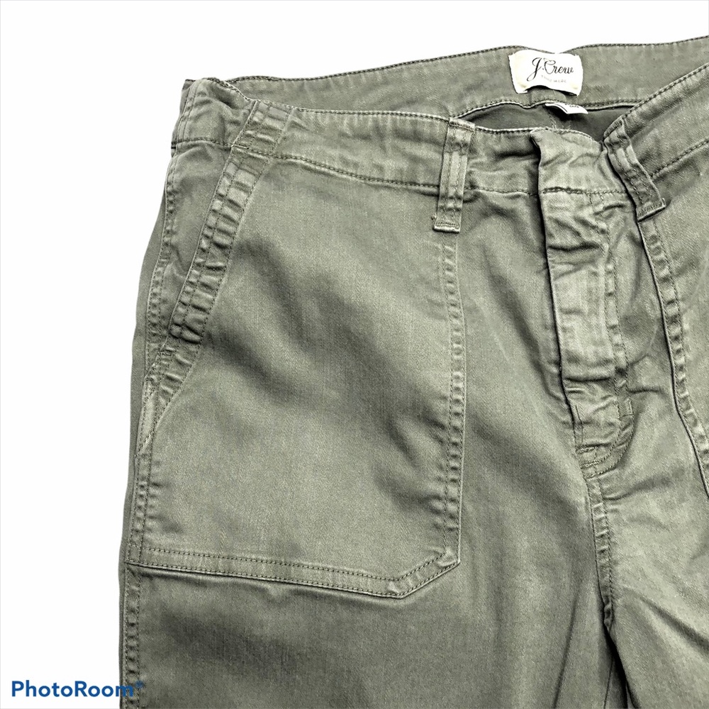 J. Crew Green Khaki Skinny Mid Rise Stretch Pants - Picture 7 of 16